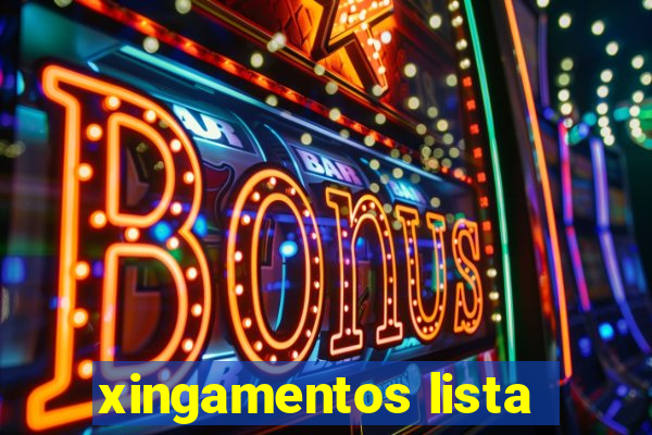 xingamentos lista